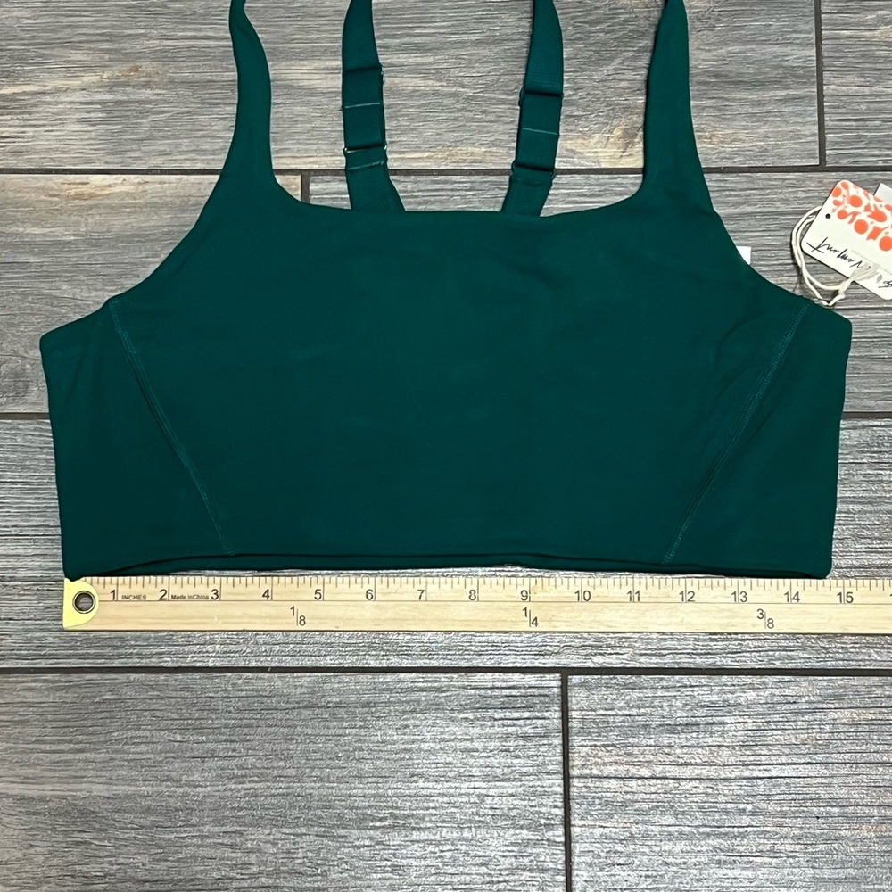 NWT $68 Free People X Hatch Maternity Square Neck Bra Size Medium Garden Green - Picture 8 of 15